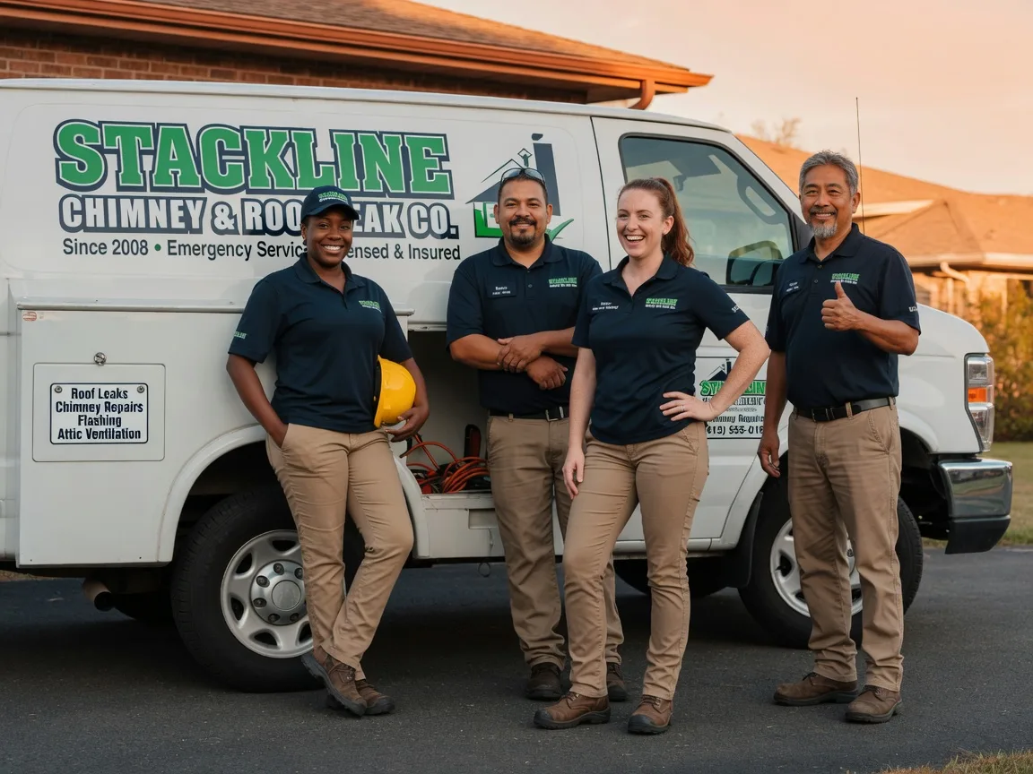 Chimney flashing repair company in Lake Como, PA